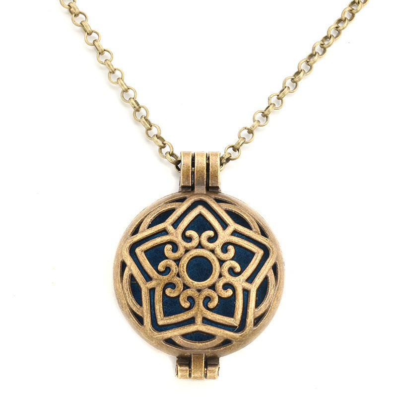 Vintage Perfume Diffuser Necklace