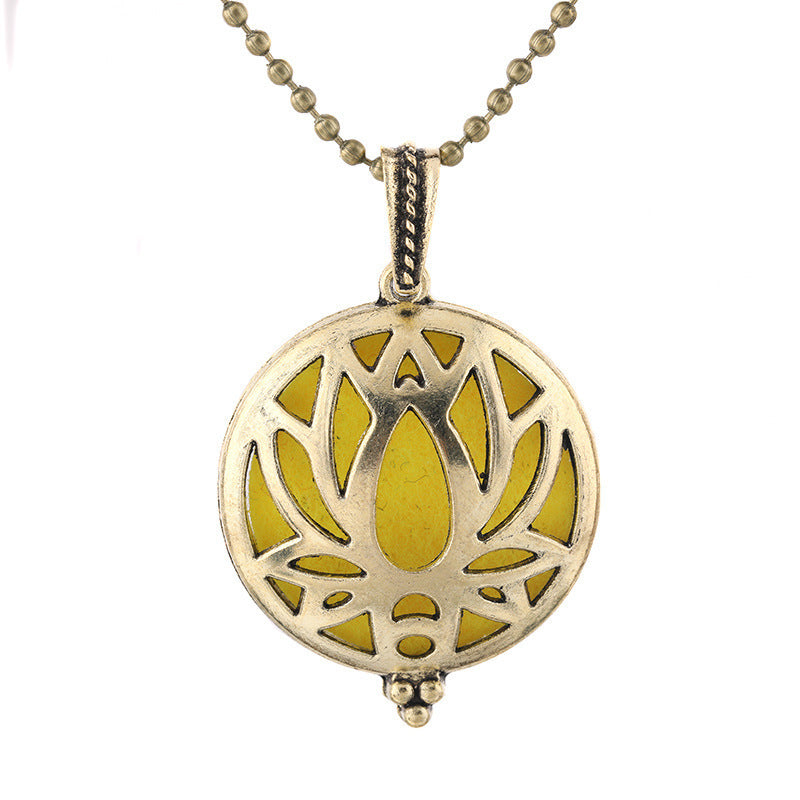 Vintage Perfume Diffuser Necklace