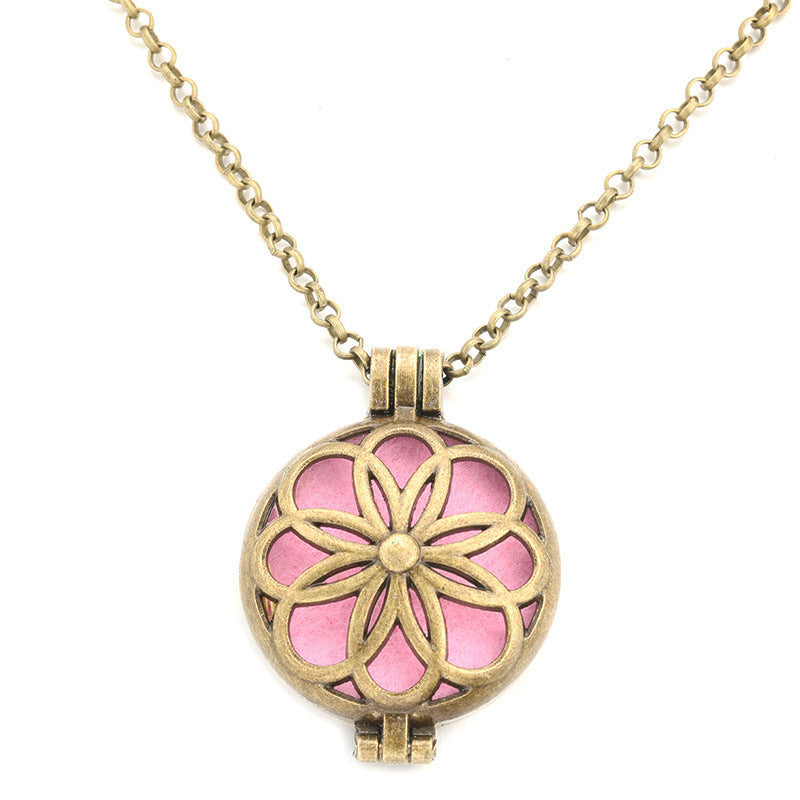 Vintage Perfume Diffuser Necklace