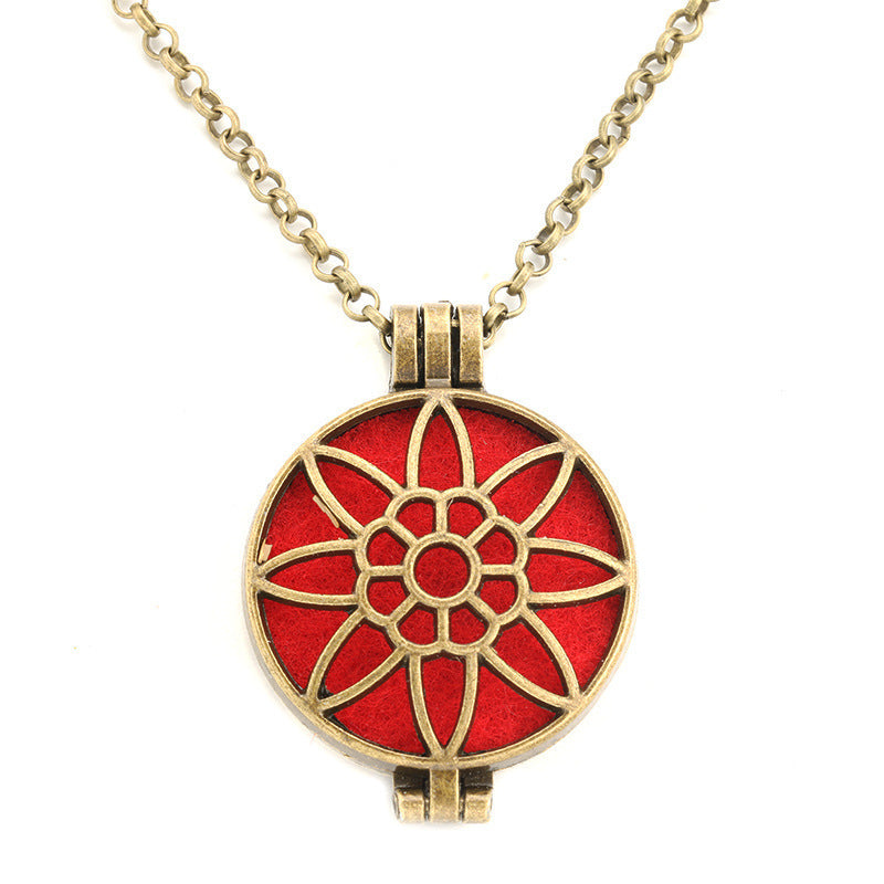 Vintage Perfume Diffuser Necklace