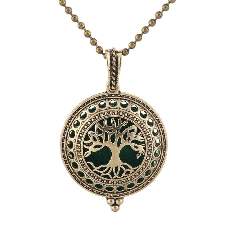 Vintage Perfume Diffuser Necklace