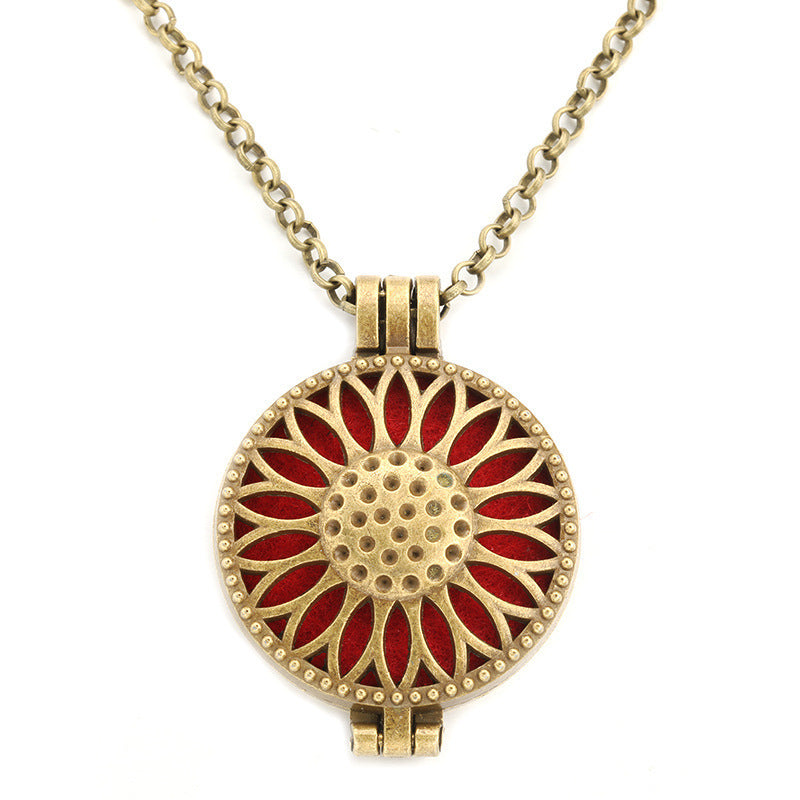 Vintage Perfume Diffuser Necklace