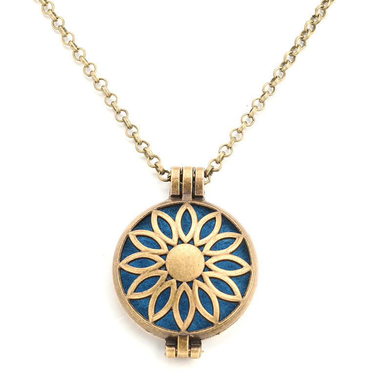 Vintage Perfume Diffuser Necklace