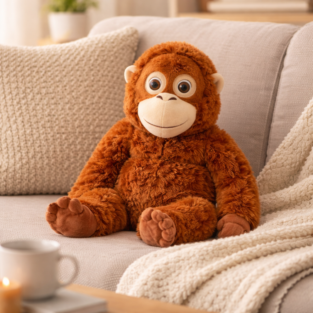Punch™ — Duży pluszowy orangutan, który daje ciepło i spokój