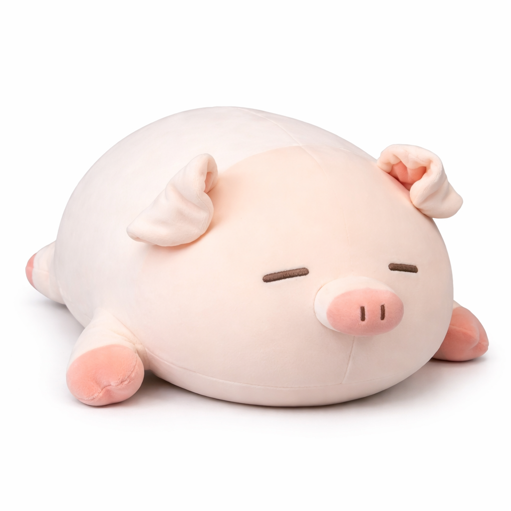 Pluszowa Poduszka Świnka Super Miękka 40 cm
