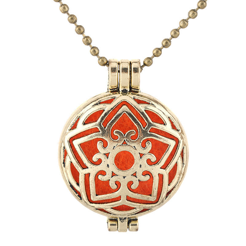 Vintage Perfume Diffuser Necklace