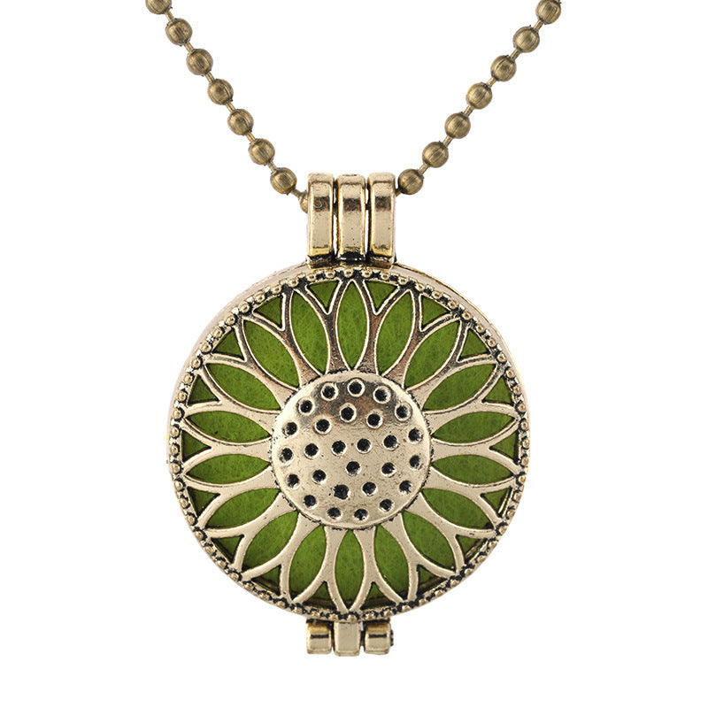 Vintage Perfume Diffuser Necklace