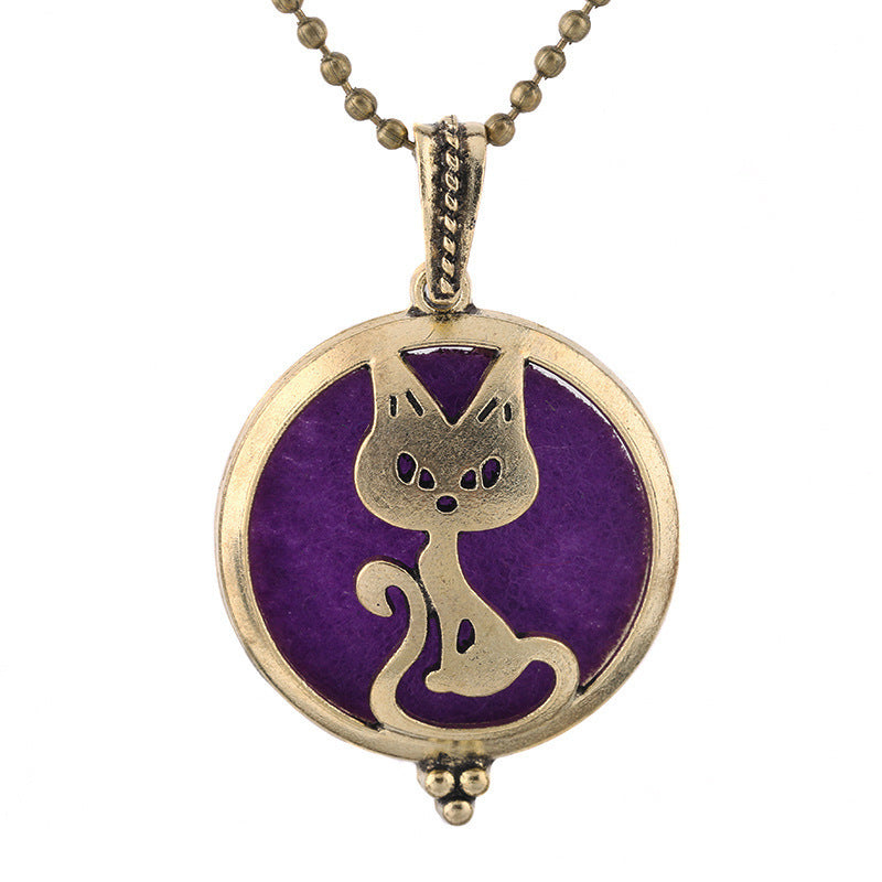 Vintage Perfume Diffuser Necklace