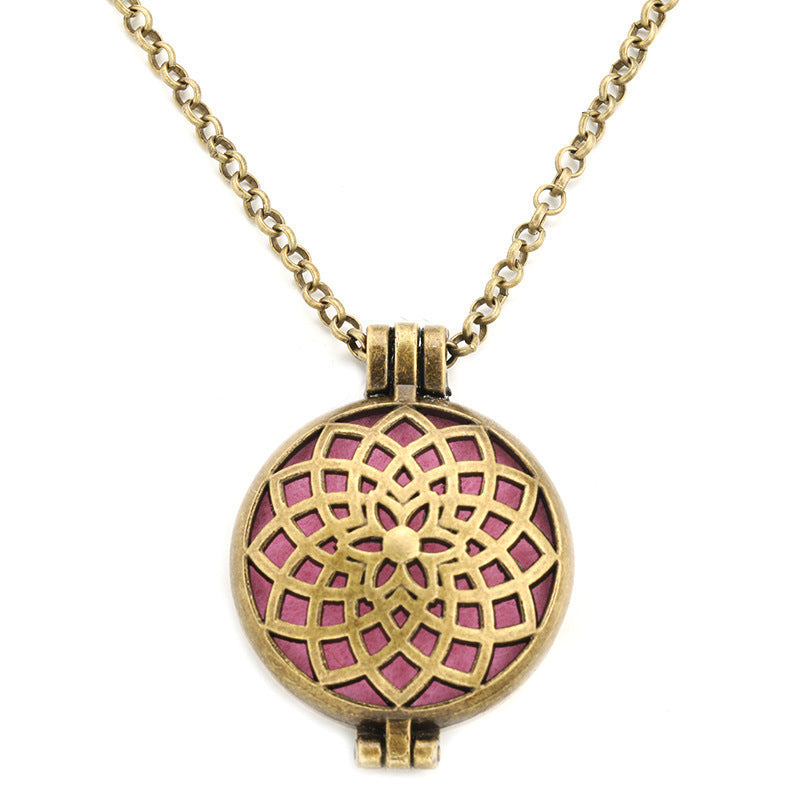 Vintage Perfume Diffuser Necklace