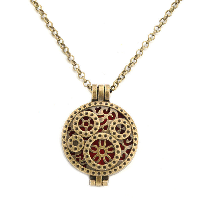 Vintage Perfume Diffuser Necklace