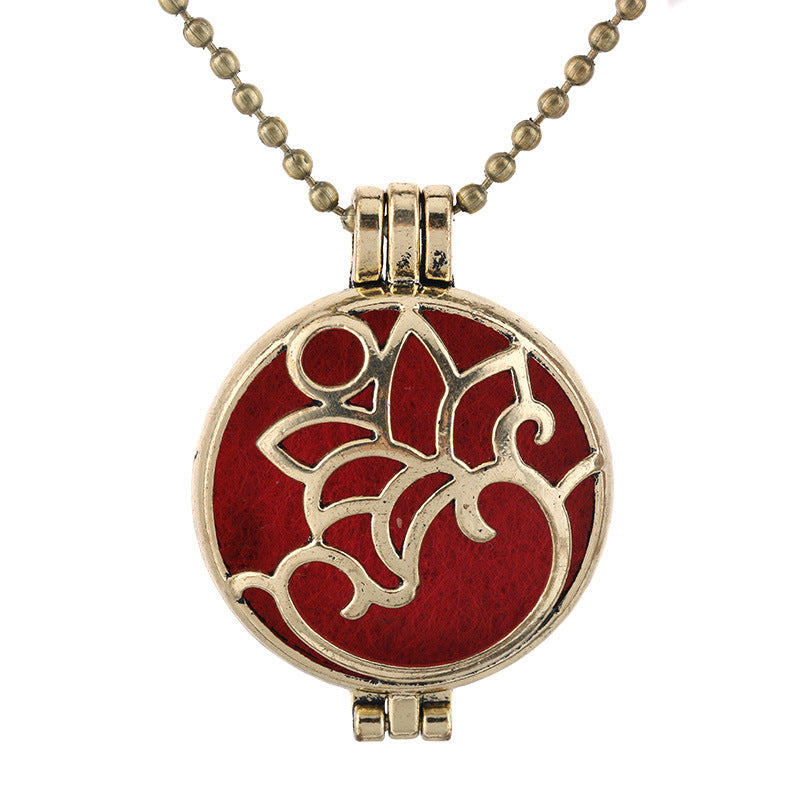 Vintage Perfume Diffuser Necklace
