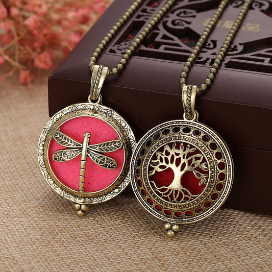 Vintage Perfume Diffuser Necklace