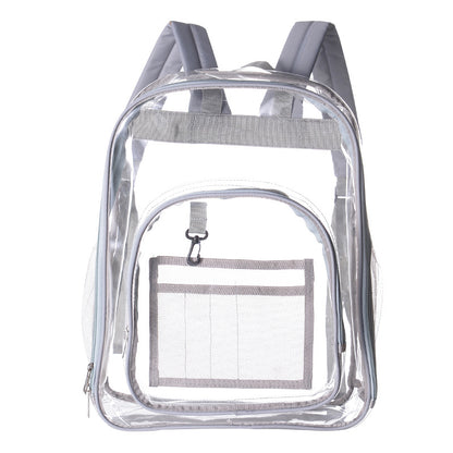 Clear Backpack – See-Through Waterproof PVC Bag for School & Everyday