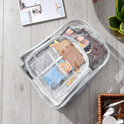 Clear Backpack – See-Through Waterproof PVC Bag for School & Everyday