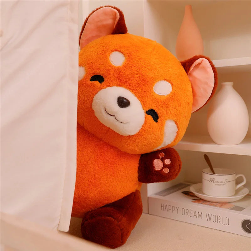 Peluche Panda Roux Qui Respire & Mélodie – Doudou Apaisant Sommeil