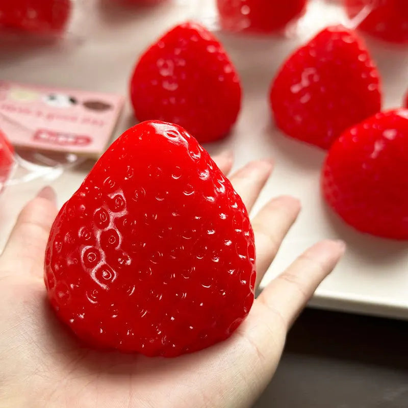 Giant Strawberry Sensory Squishy Stress Toy