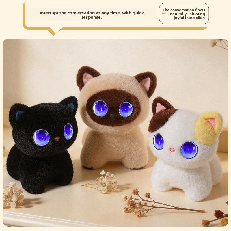 Interactive Plush Cat Toy