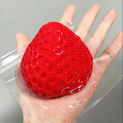 Giant Strawberry Sensory Squishy Stress Toy