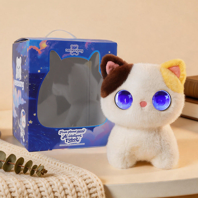 Interactive Plush Cat Toy