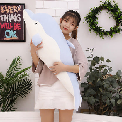 Soft Blue Dolphin Plush
