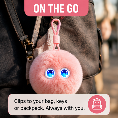 AI Talking Bag Charm — Your Companion That Talks Back