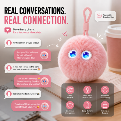 AI Talking Bag Charm — Your Companion That Talks Back