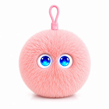 AI talking bag charm, a clip-on plush companion