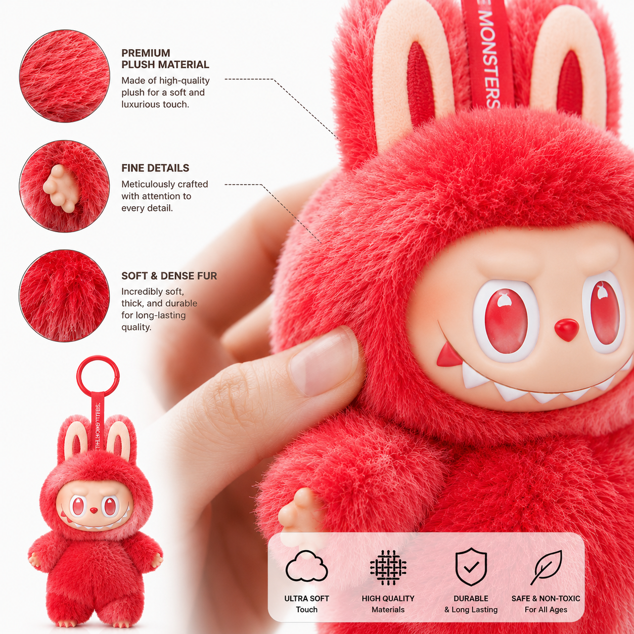 Labubu Love "Big into Energy" Pendant – Limited Editions