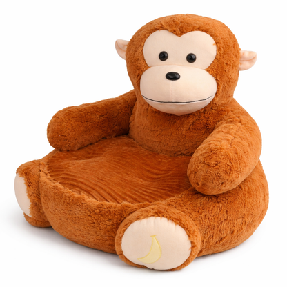 CozyMonkey™ Poltrona de Pelúcia – Conforto Ultra Macio