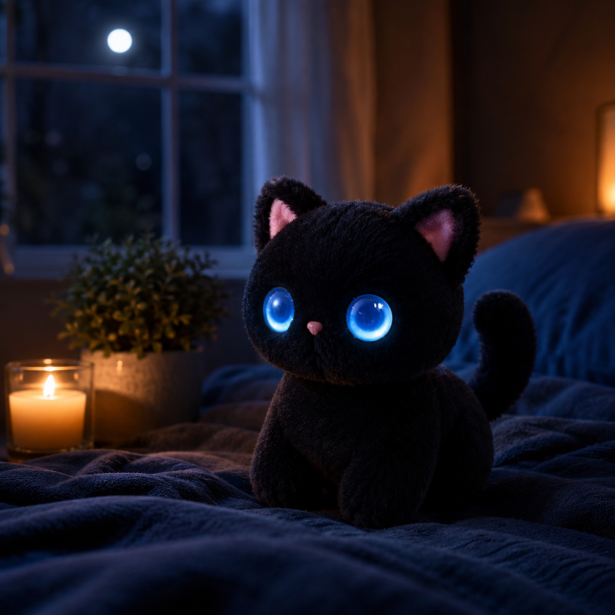 Salem — The Night Owl AI Companion Cat (Black)