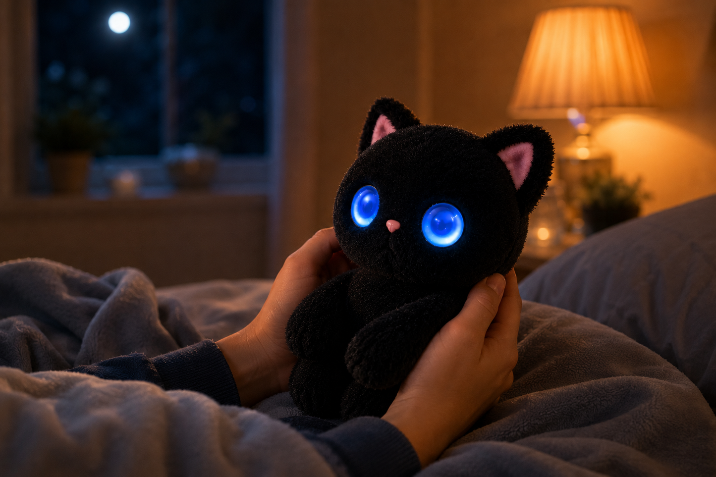 Salem — The Night Owl AI Companion Cat (Black)