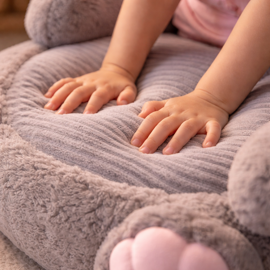 CozyBunny™ Plush Chair – Soft Comfort & Cozy Moments