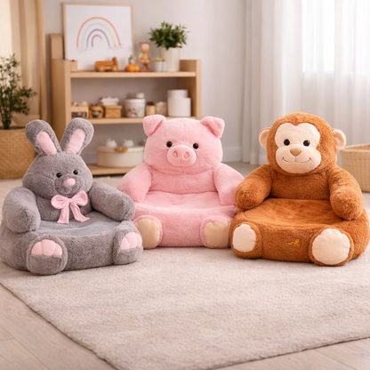 CozyBunny™ Plush Chair – Soft Comfort & Cozy Moments