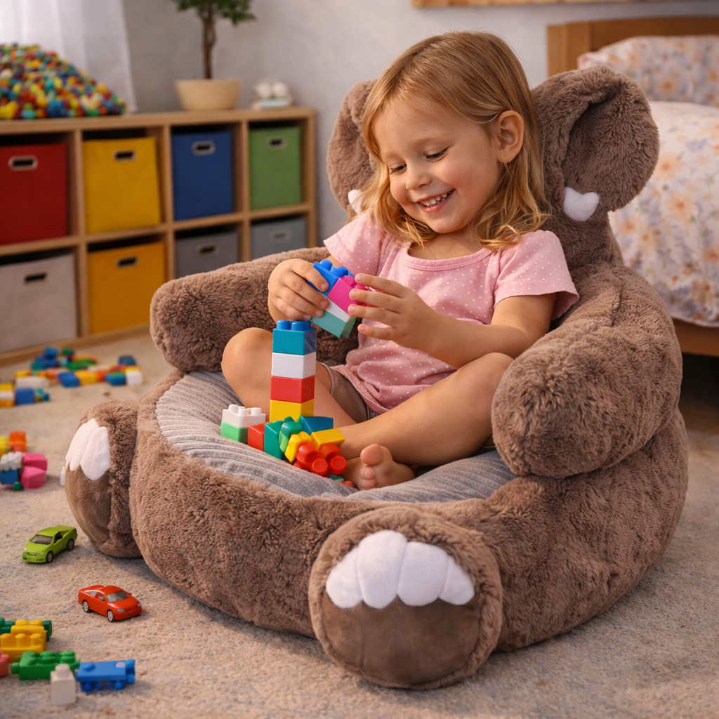 COZYELEPHANT™ Elephant Plush Chair – Soft Comfort & Cozy Relaxation