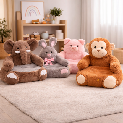 COZYELEPHANT™ Elephant Plush Chair – Soft Comfort & Cozy Relaxation