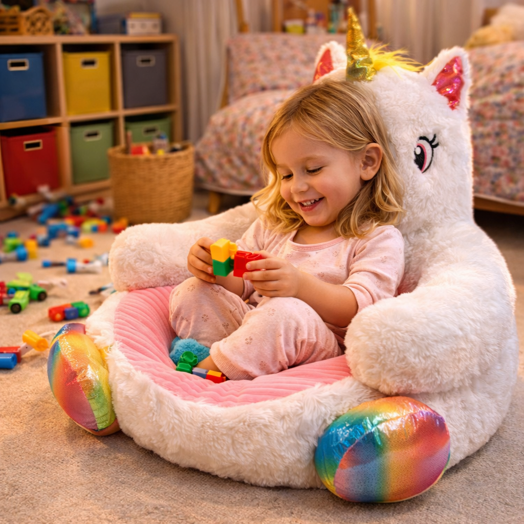 CozyUnicorn™ – Ultra Soft Unicorn Plush Chair