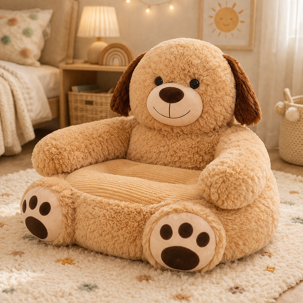 CozyDog™ – Ultra Soft Dog Plush Chair for Kids