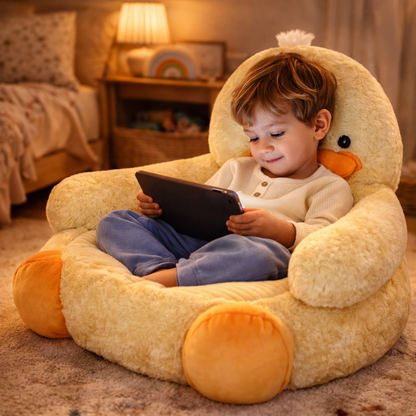 CozyDuck™ – Poltrona de Pelúcia Pato Ultra Confortável
