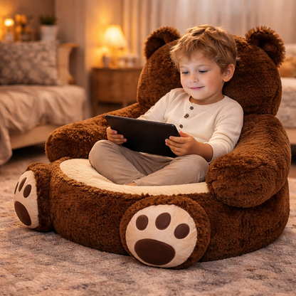 CozyBear™ – Ultra Soft Bear Plush Chair for Kids