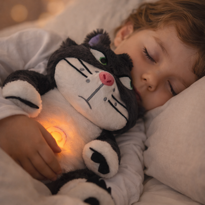 Peluche Anti-Stress qui Respire (Lumière & Musique) 
