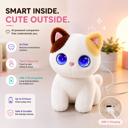 Mochi — The Chatterbox AI Companion Cat (Calico)