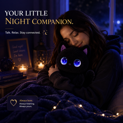Salem — The Night Owl AI Companion Cat (Black)