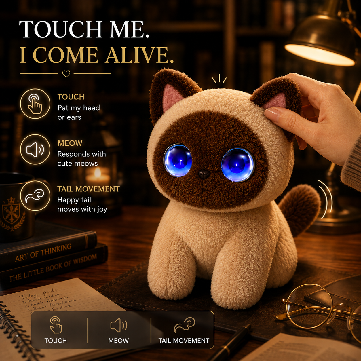 Sage — The Scholar AI Companion Cat (Siamese)