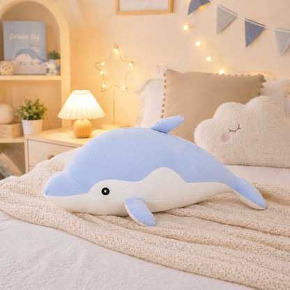 Soft Blue Dolphin Plush