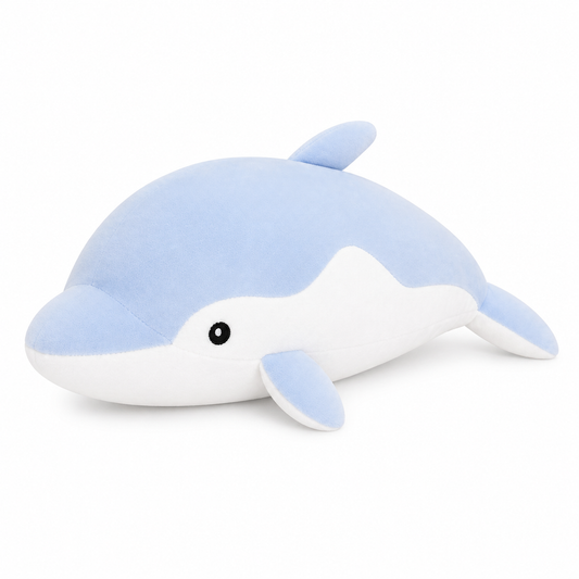 Soft Blue Dolphin Plush