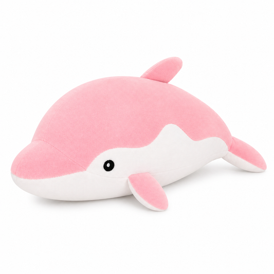 Soft Pink Dolphin Plush