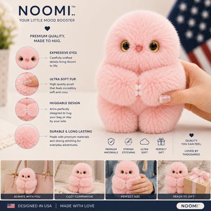 NOOMI™ Blossom – Interactive Comfort Koala | USB Rechargeable Plush Companion