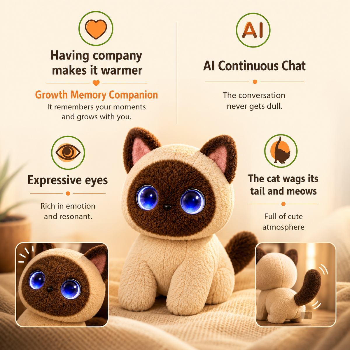 Sage — The Scholar AI Companion Cat (Siamese)