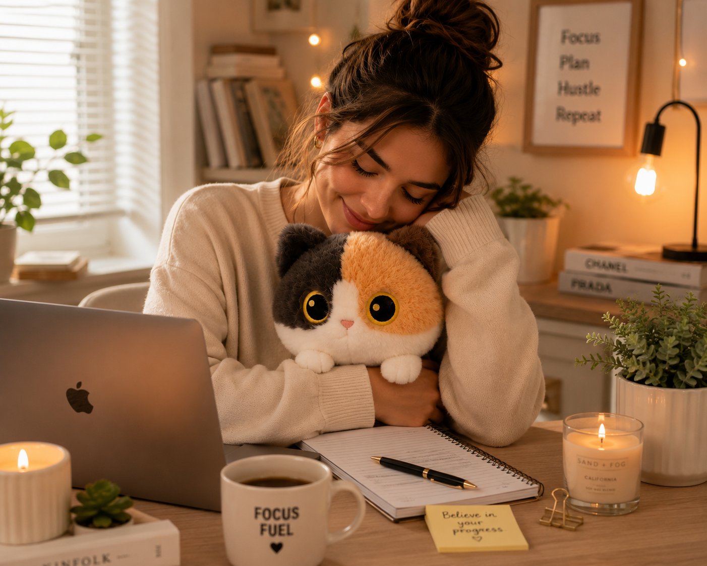Dreamy Calico Cat Plush™