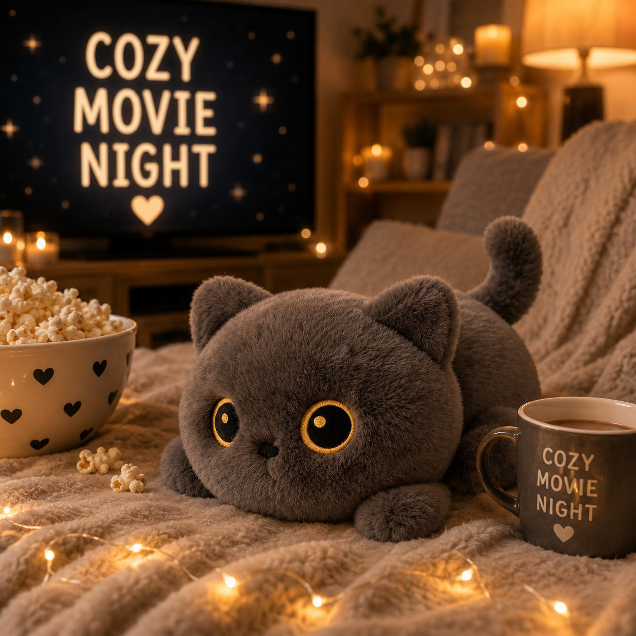 Dreamy Black Cat Plush™